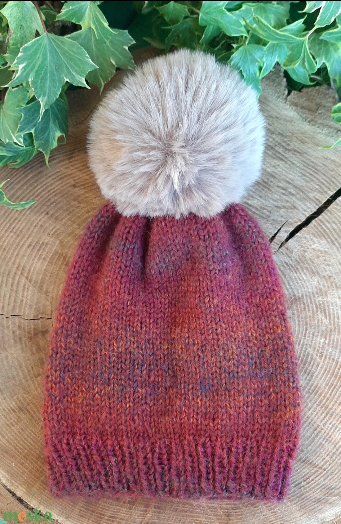 Kötött sapka - ruha & divat - sál, sapka, kendő - sapka - Meska.hu