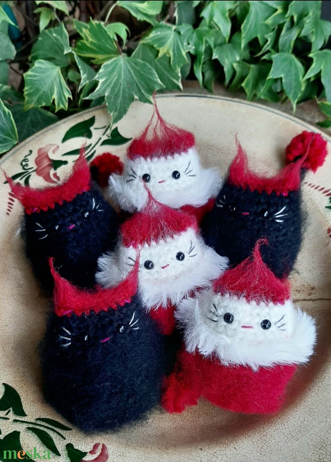 Szőrmóc krampusz marokcica - játék & sport - plüssállat & játékfigura - cica - Meska.hu