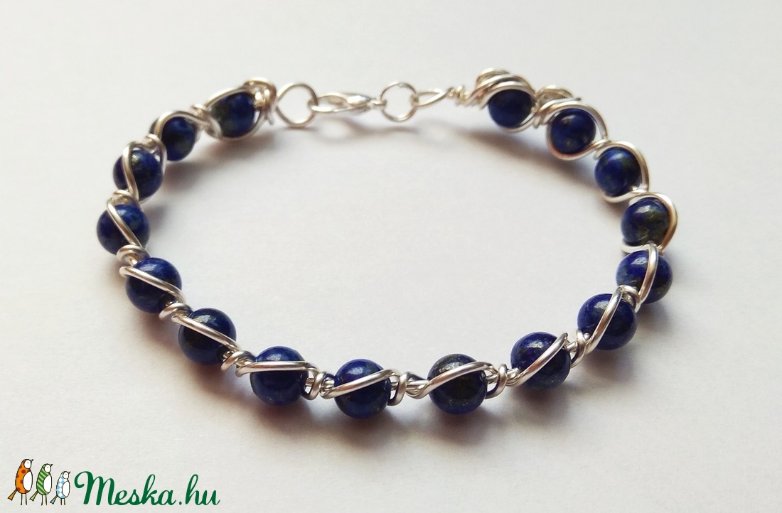 Lapis lazuli karkötő - - Meska.hu Lapis lazuli karkötő - - Meska.hu