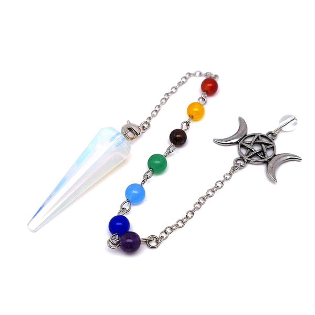 Inga hatlap istennő opalit csakra láncon 1,5x4cm - otthon & életmód - dekoráció - spiritualitás - inga - Meska.hu Inga hatlap istennő opalit csakra láncon 1,5x4cm - otthon & életmód - dekoráció - spiritualitás - inga - Meska.hu