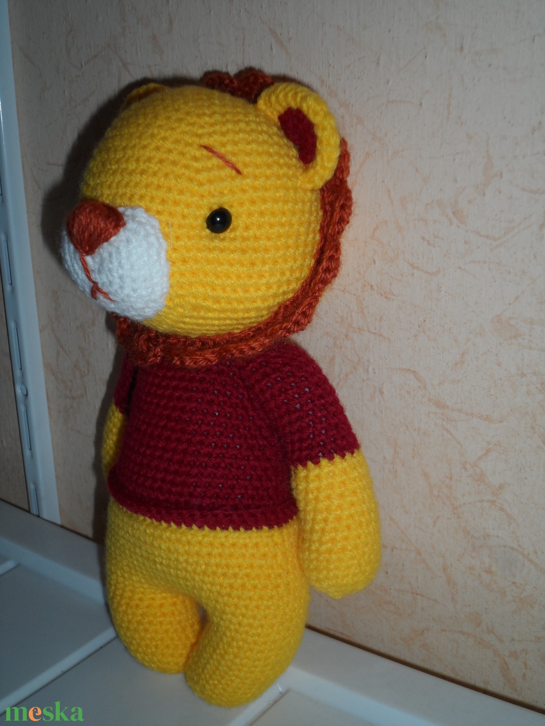 Oroszlán - játék & sport - plüssállat & játékfigura - más figura - Meska.hu