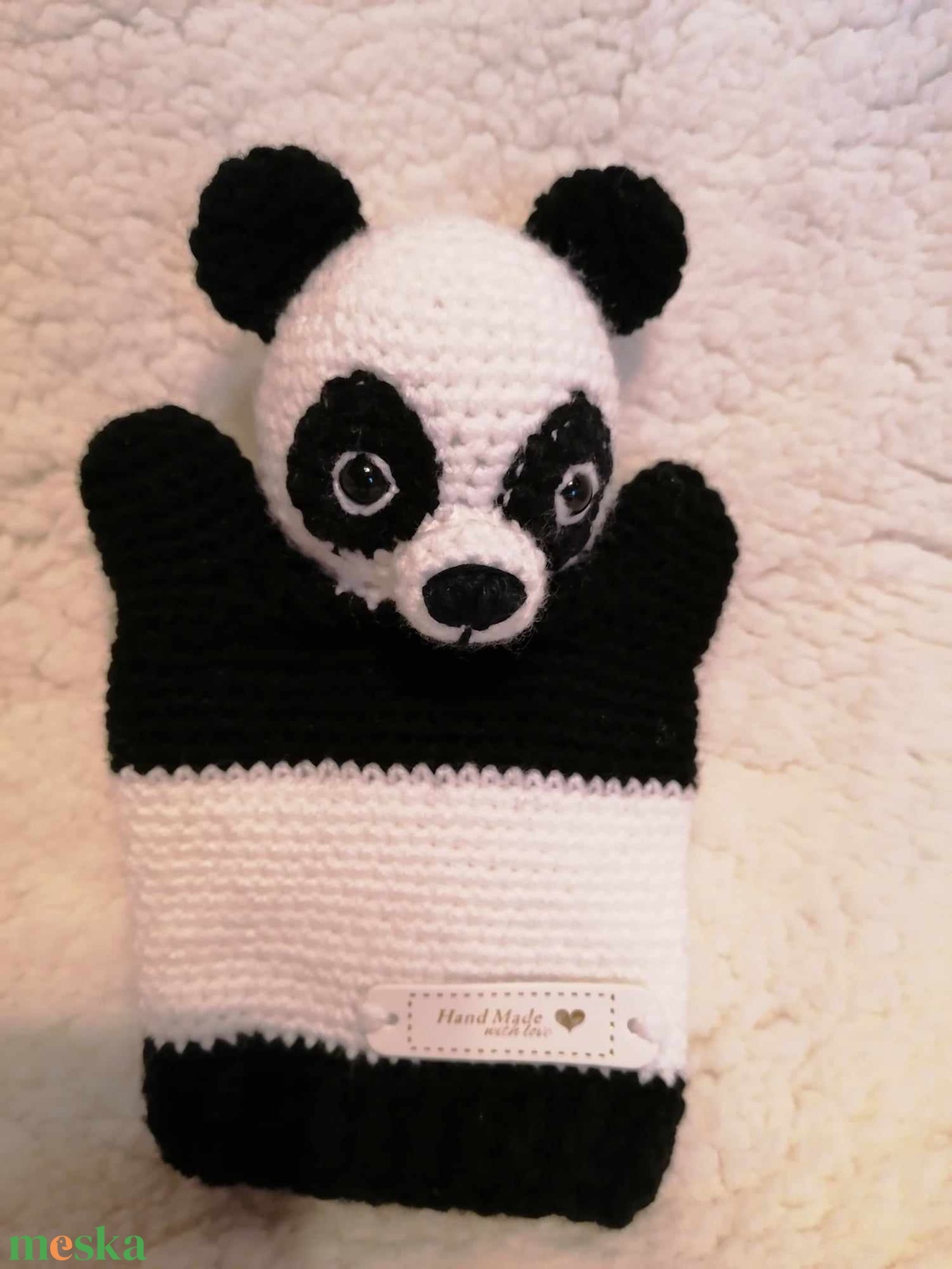 Panda maci báb - játék & sport - bábok - kesztyűbáb - Meska.hu Panda maci báb - játék & sport - bábok - kesztyűbáb - Meska.hu