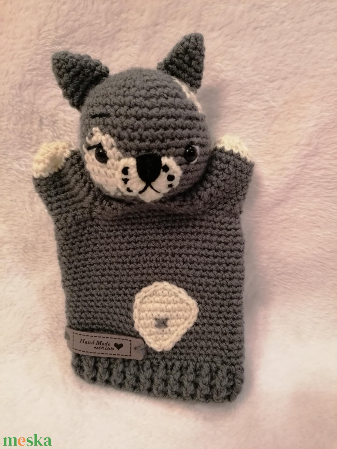 Cica báb - játék & sport - bábok - kesztyűbáb - Meska.hu