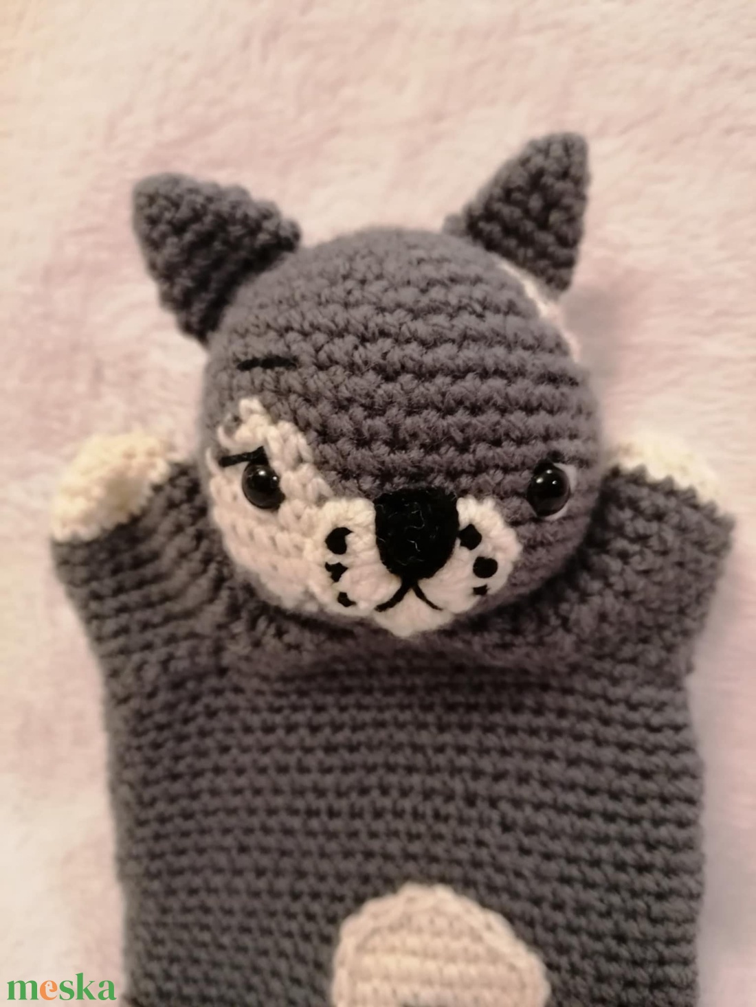 Cica báb - játék & sport - bábok - kesztyűbáb - Meska.hu