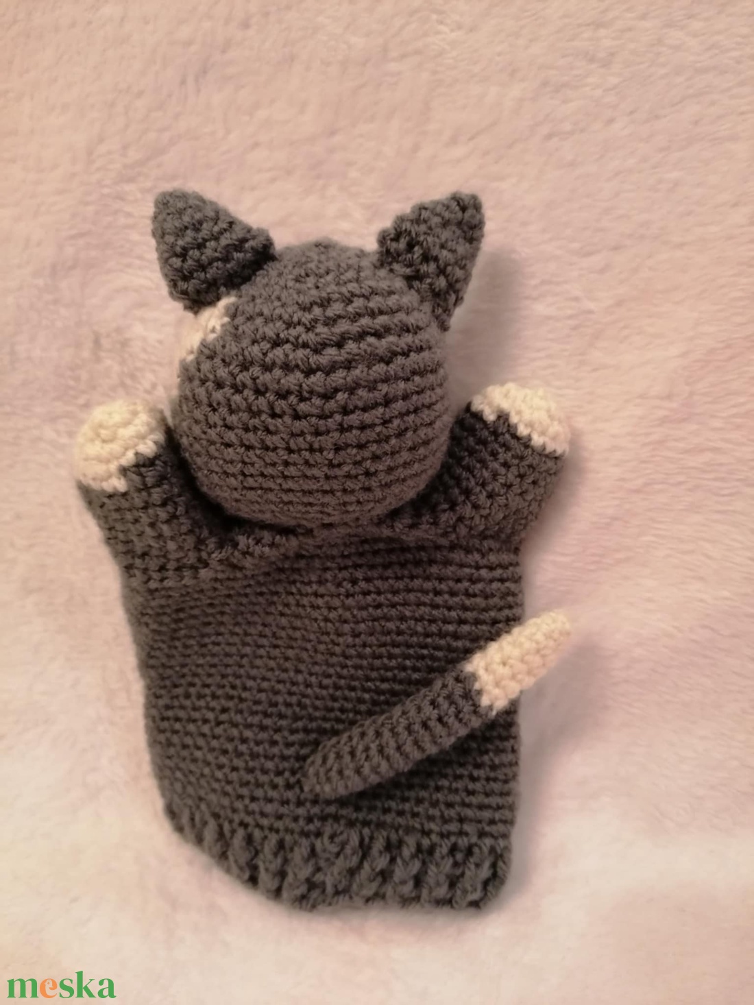 Cica báb - játék & sport - bábok - kesztyűbáb - Meska.hu