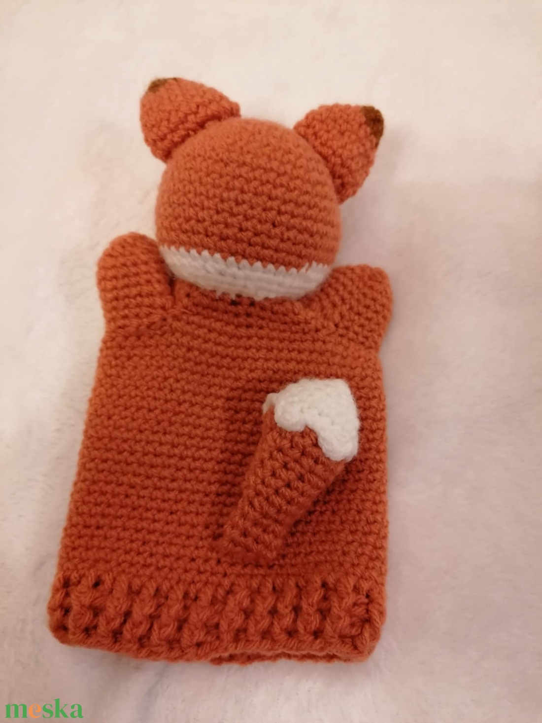 Róka báb - játék & sport - bábok - kesztyűbáb - Meska.hu