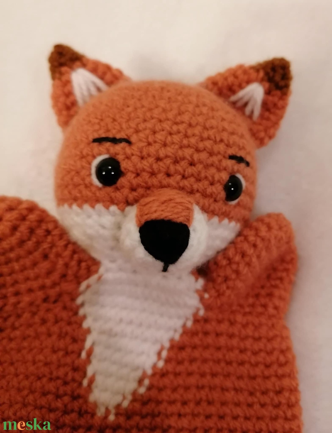 Róka báb - játék & sport - bábok - kesztyűbáb - Meska.hu