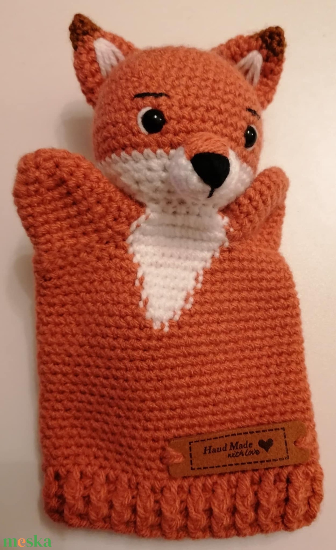 Róka báb - játék & sport - bábok - kesztyűbáb - Meska.hu