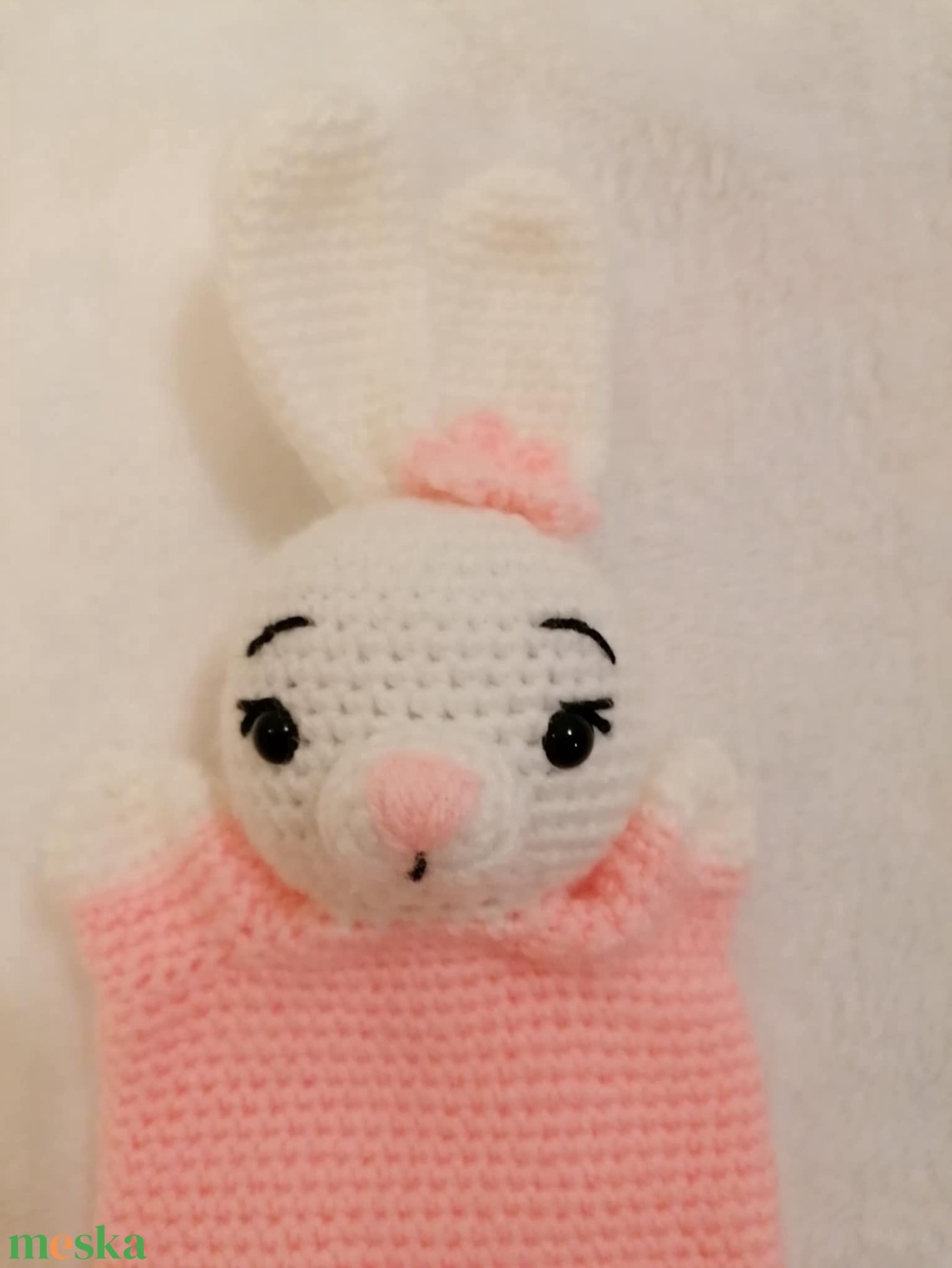 Nyuszi báb - játék & sport - bábok - kesztyűbáb - Meska.hu