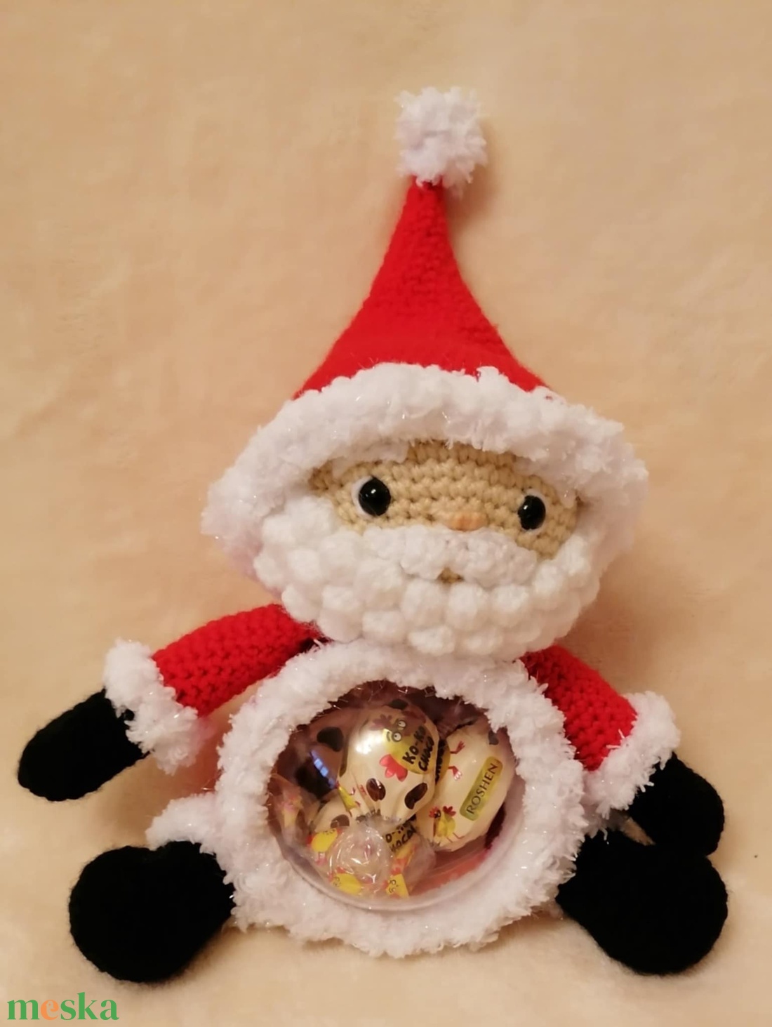 Mikulás tele pocakkal - játék & sport - plüssállat & játékfigura - ember - Meska.hu