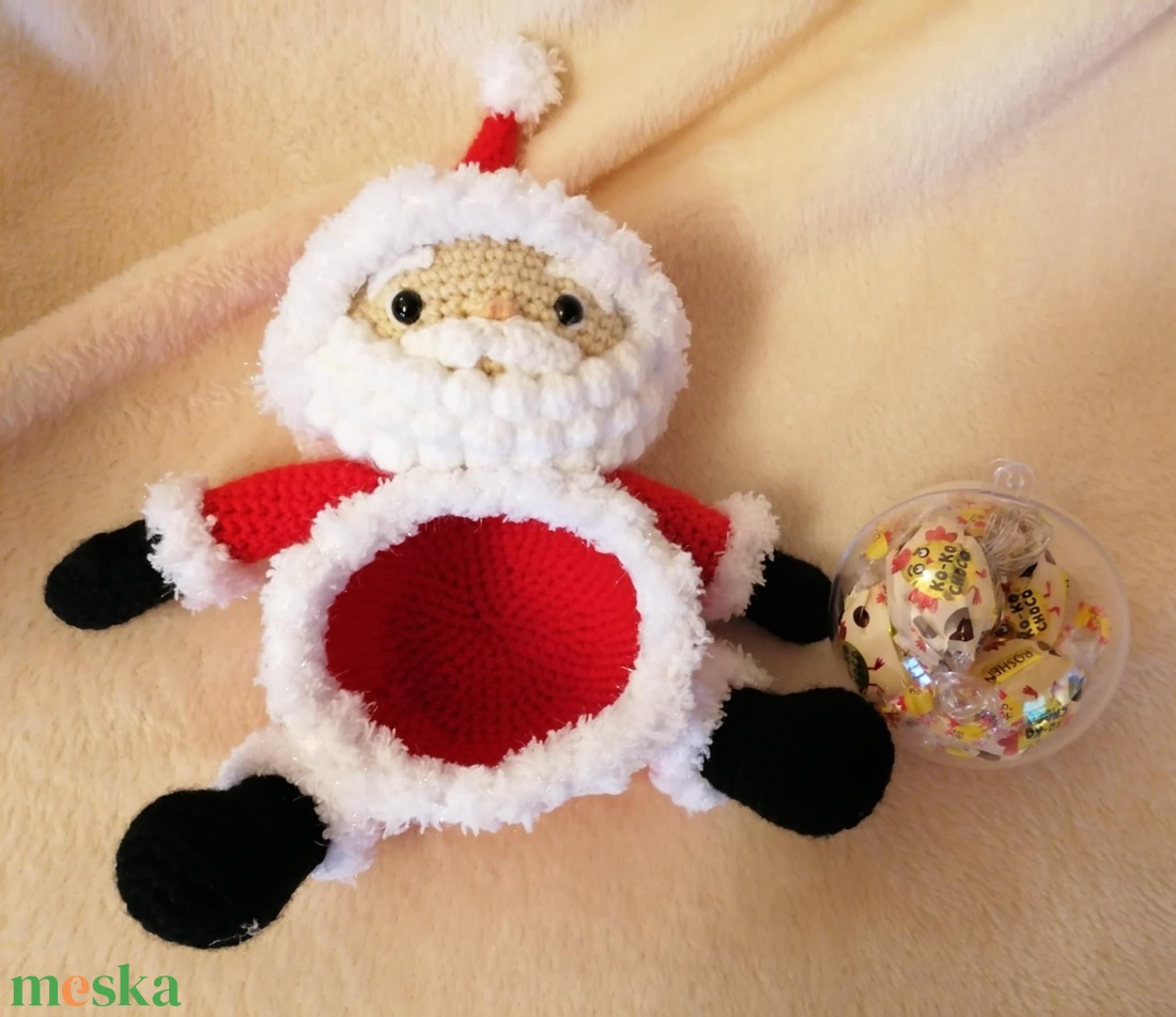 Mikulás tele pocakkal - játék & sport - plüssállat & játékfigura - ember - Meska.hu