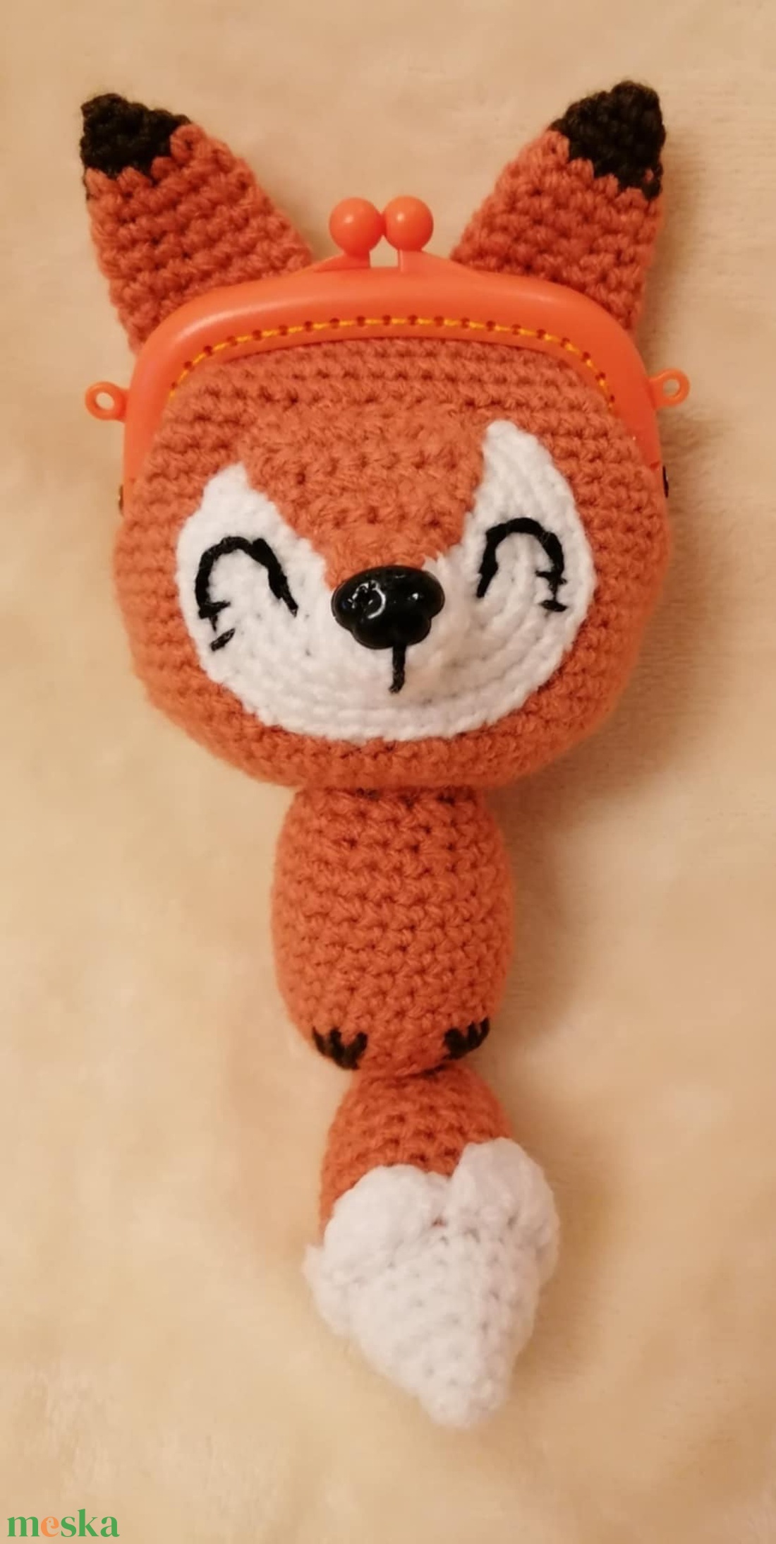 Róka pénztárca - játék & sport - plüssállat & játékfigura - róka - Meska.hu