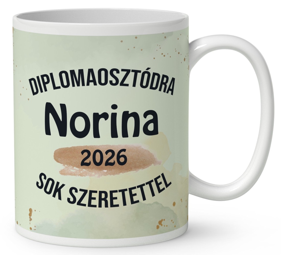 Névvel kérhető Panda - 2026 évi Ballagásra mintás bögre - otthon & életmód - konyhafelszerelés, tálalás - tálalás - bögre & csésze - Meska.hu