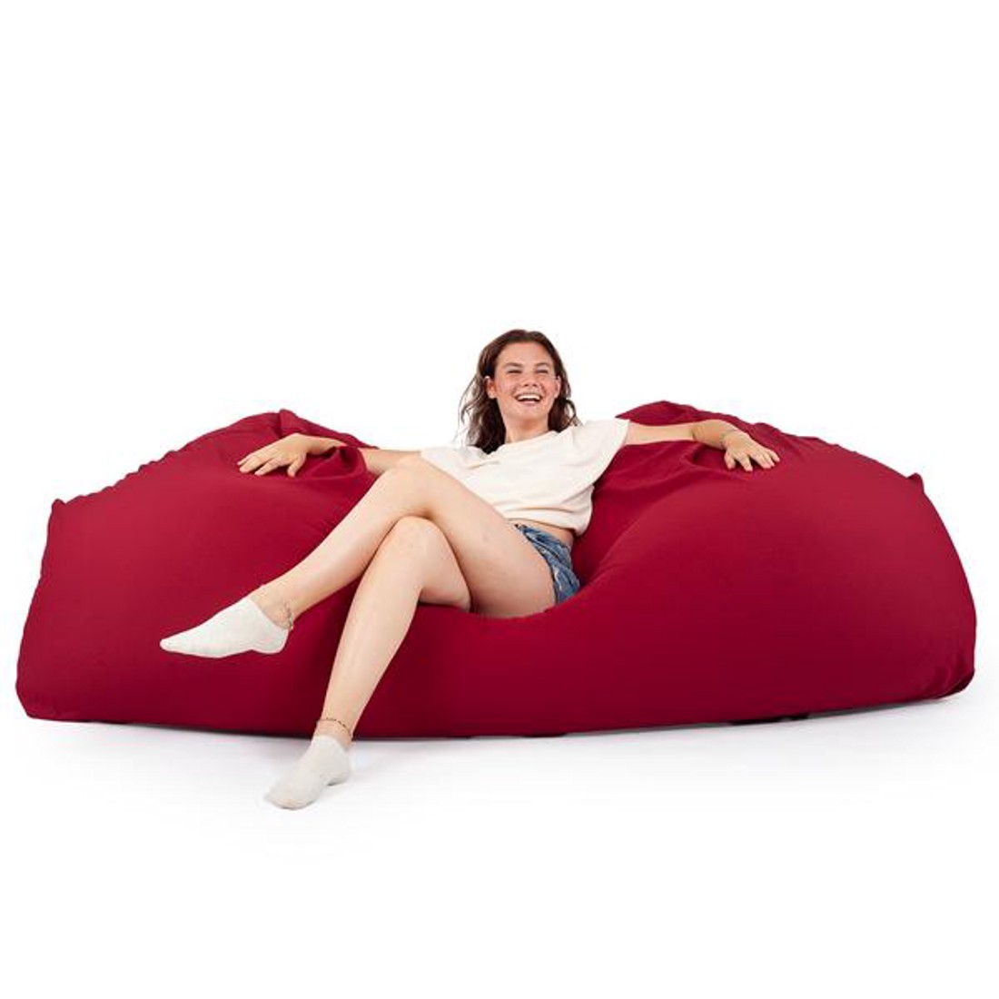 Bordó Relax Babzsák Kanapé -  - Meska.hu