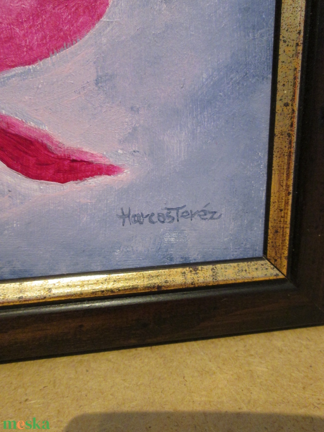 Magnólia - művészet - festmény - akril - Meska.hu