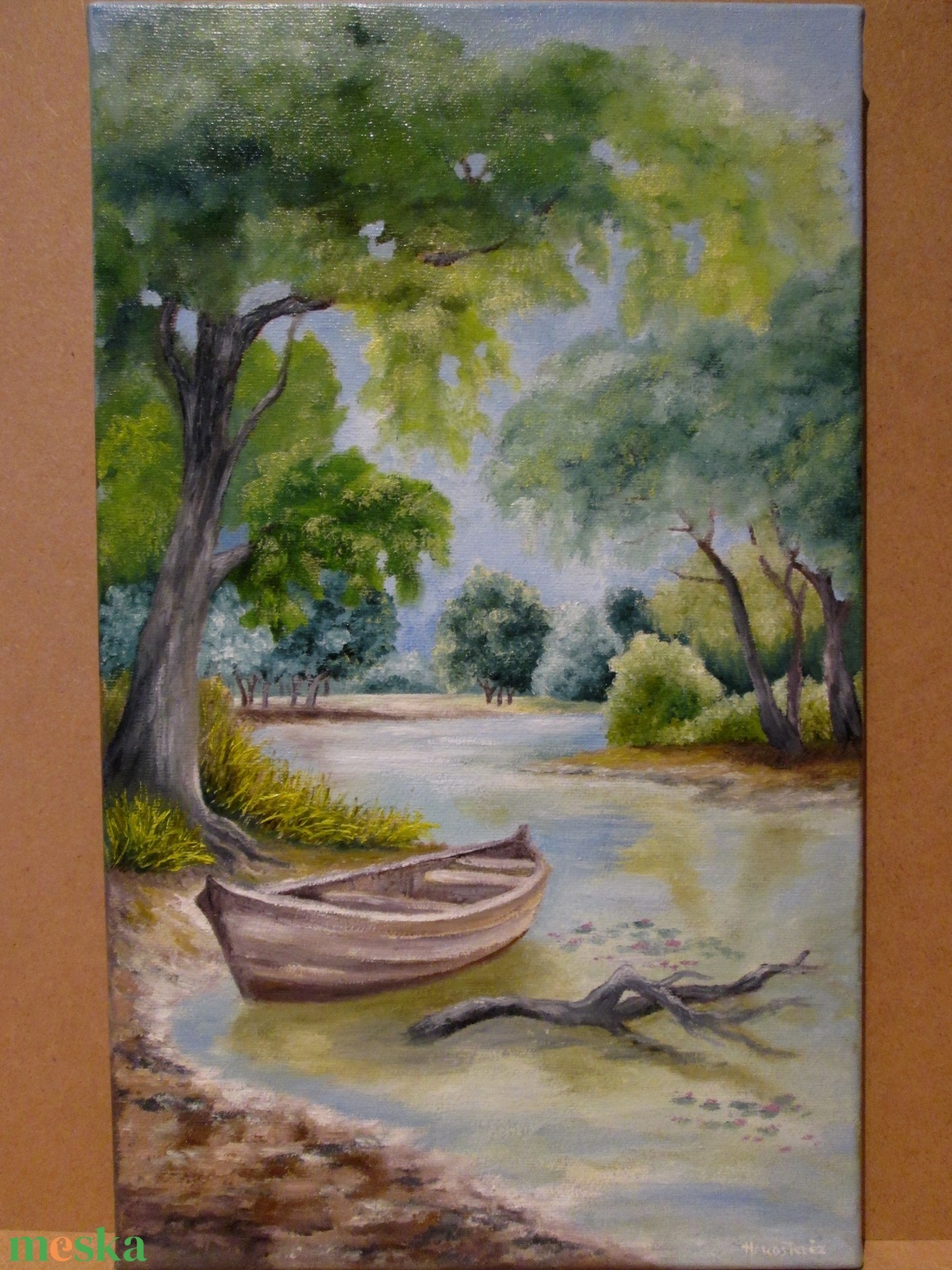 Nyugalom , olajfestmény - művészet - festmény - olajfestmény - Meska.hu