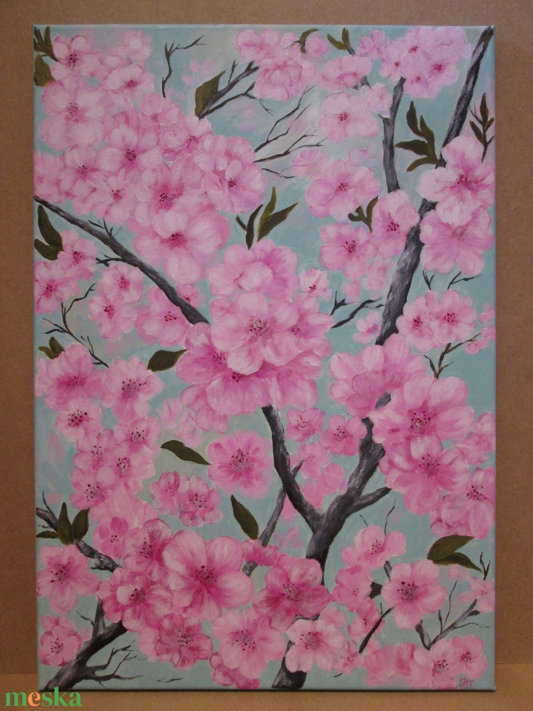 A cseresznyefa álma, Festmény - művészet - festmény - akril - Meska.hu