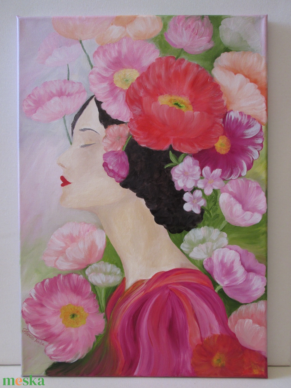 Színekről álmodom , Olajfestmény - művészet - festmény - olajfestmény - Meska.hu