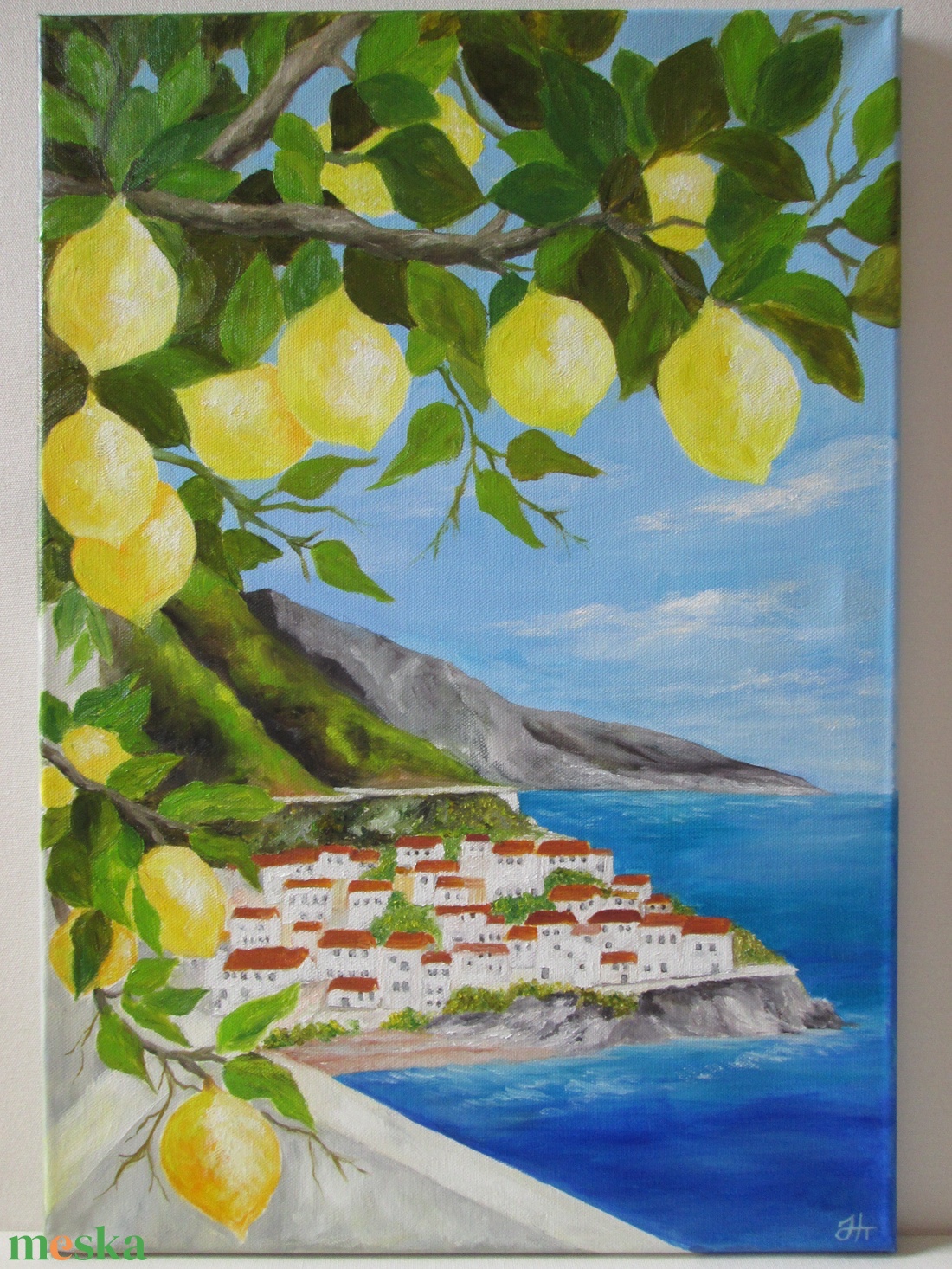 A nyár illata , Olajfestmény - művészet - festmény - olajfestmény - Meska.hu