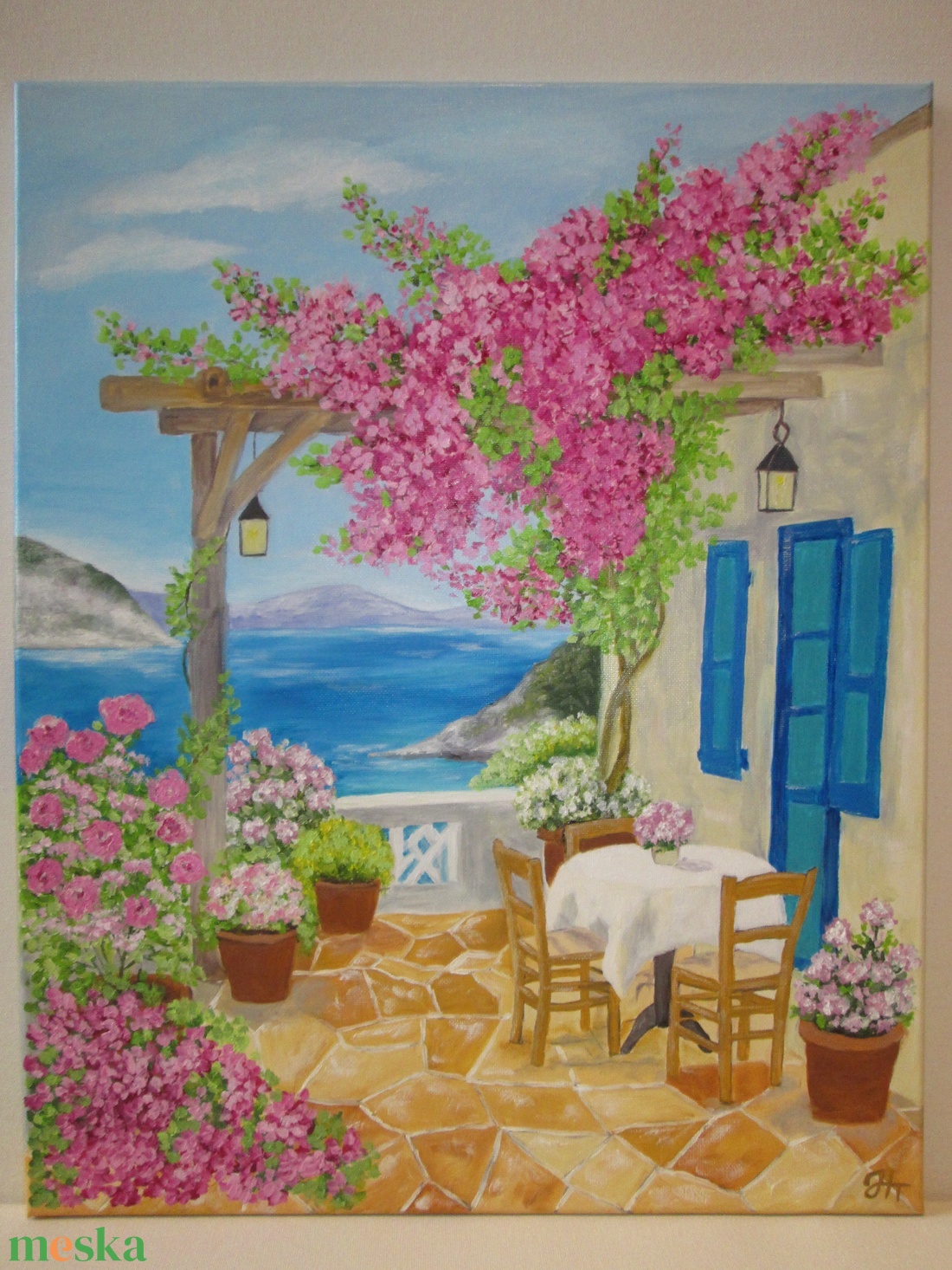 Nyári emlék , Olajfestmény - művészet - festmény - olajfestmény - Meska.hu