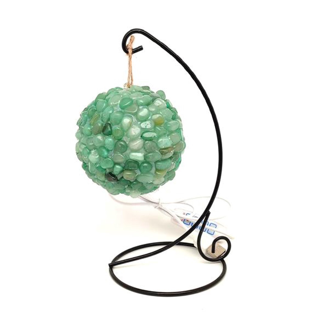Lámpa USB gömb Aventurin állvány 8cm - kellékek & szerszámok - ásvány alapanyag - ásvány lámpa - Meska.hu