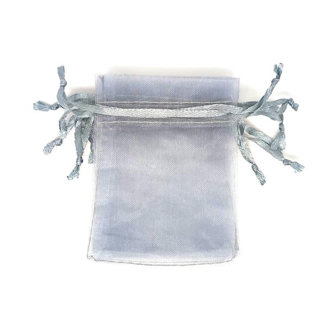 Organza ajándékszütyő szürke 7x9cm -  - Meska.hu