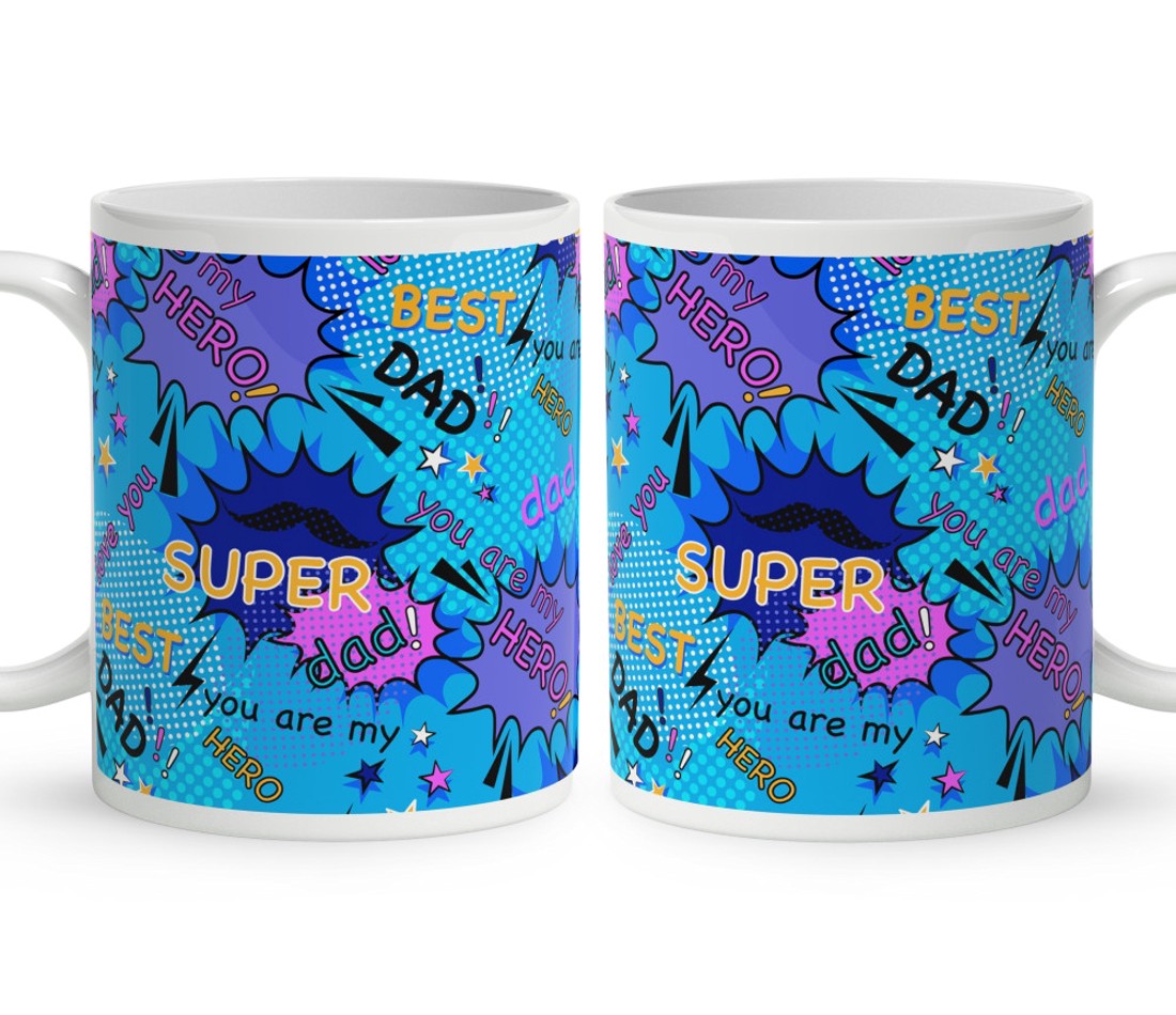 Szuper Apu mintás bögre - otthon & életmód - konyhafelszerelés, tálalás - tálalás - bögre & csésze - Meska.hu