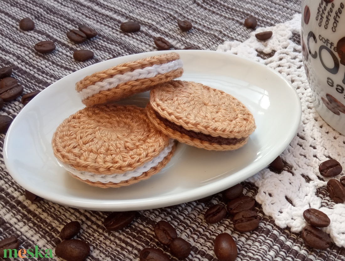 Horgolt fahéjas keksz  - játék & sport - szerepjáték - Meska.hu