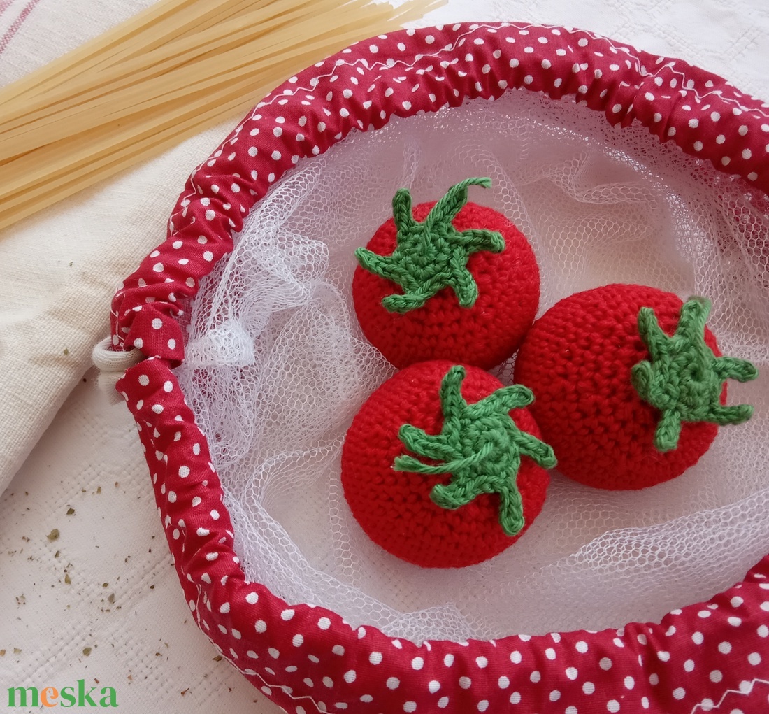 Horgolt paradicsom  - játék & sport - szerepjáték - Meska.hu