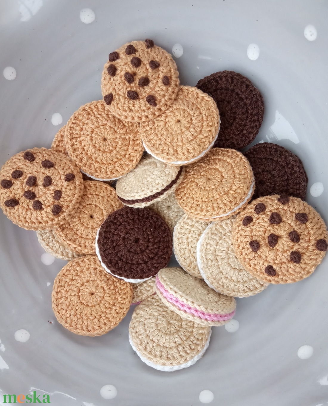 Horgolt fahéjas keksz  - játék & sport - szerepjáték - Meska.hu