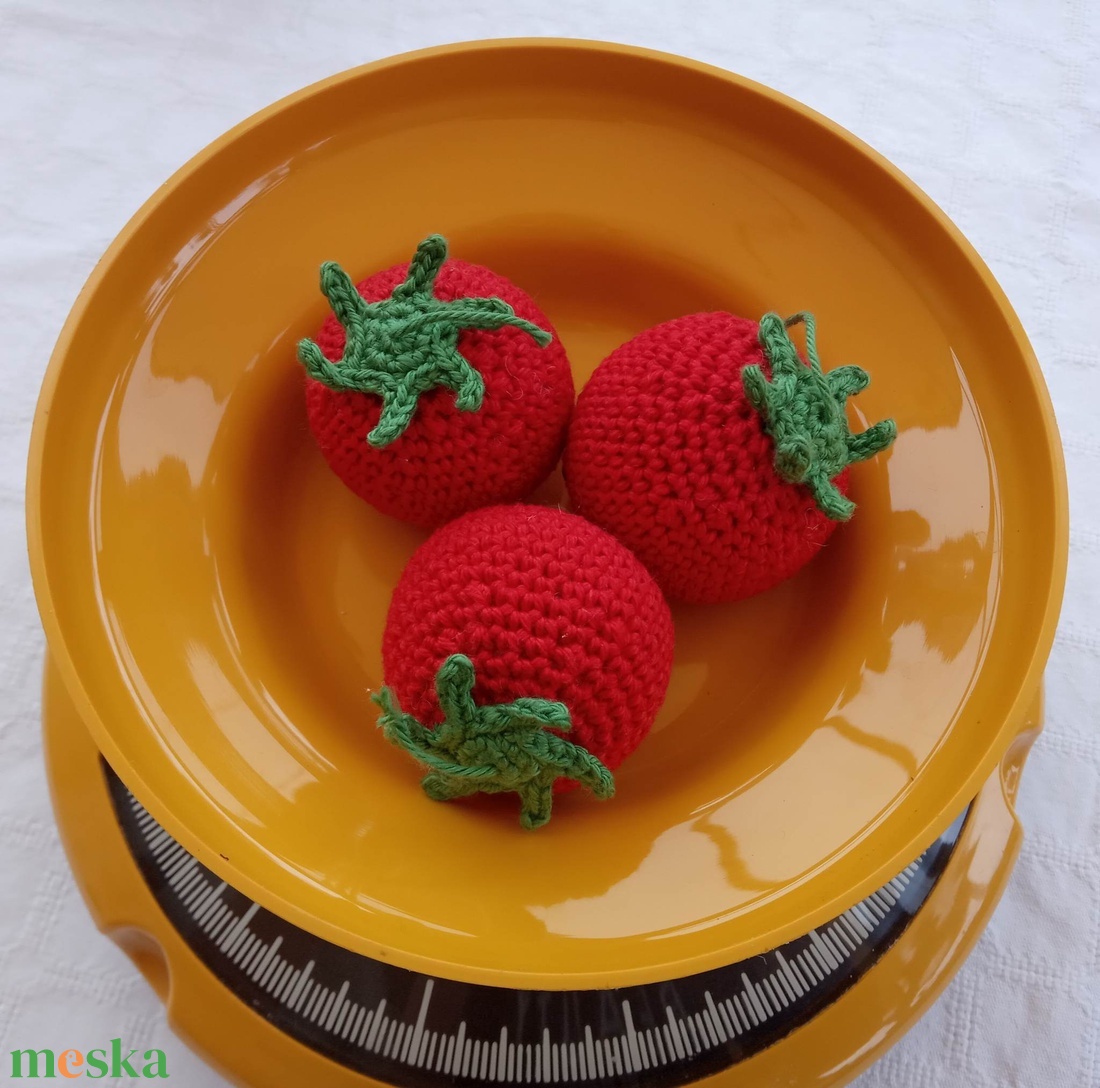 Horgolt paradicsom  - játék & sport - szerepjáték - Meska.hu