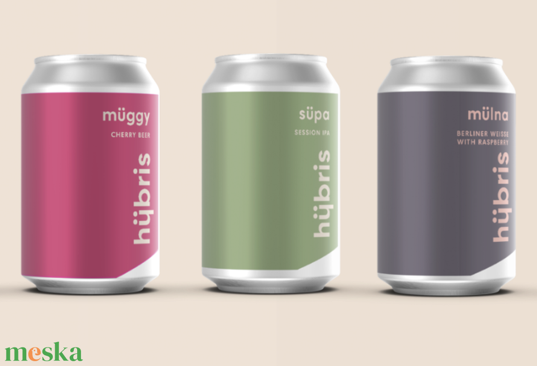 hübris kisüzemi sörök válogatás csomag - élelmiszer - alkoholos italok - Meska.hu