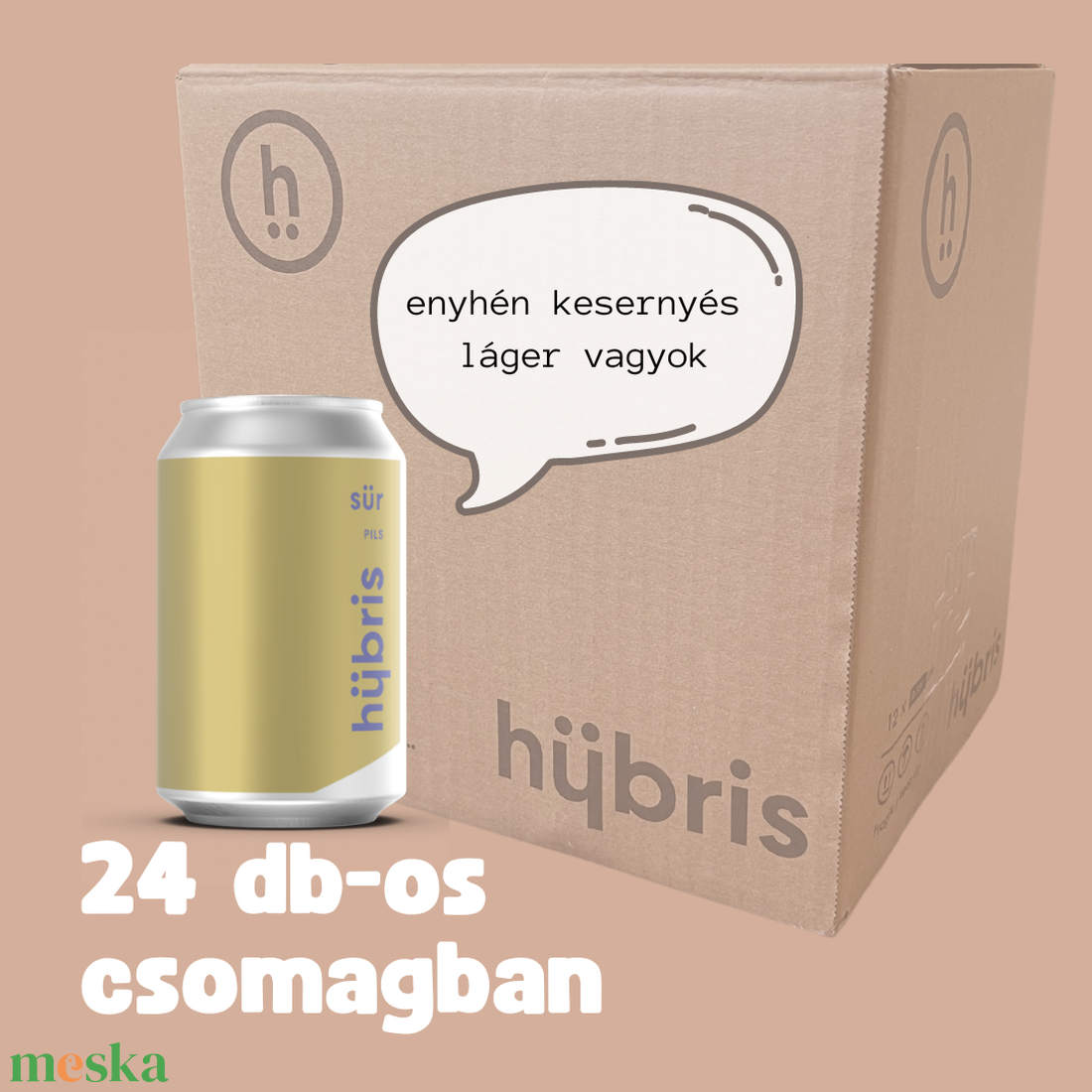 24 darabos hübris sür csomag - élelmiszer - alkoholos italok - Meska.hu