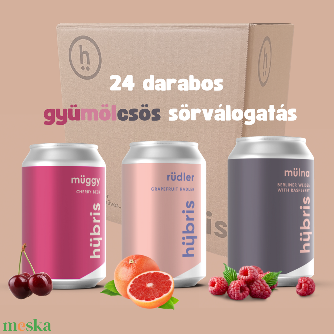 24 darabos gyümölcsös sör válogatás - élelmiszer - alkoholos italok - Meska.hu 24 darabos gyümölcsös sör válogatás - élelmiszer - alkoholos italok - Meska.hu