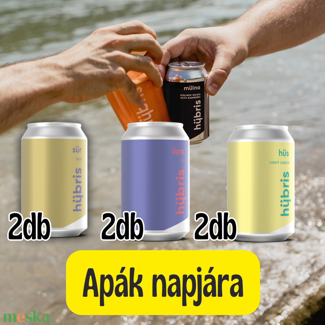 Apa Klasszikus sör pakk - hübris sörfőzde sörválogatás - élelmiszer - alkoholos italok - Meska.hu