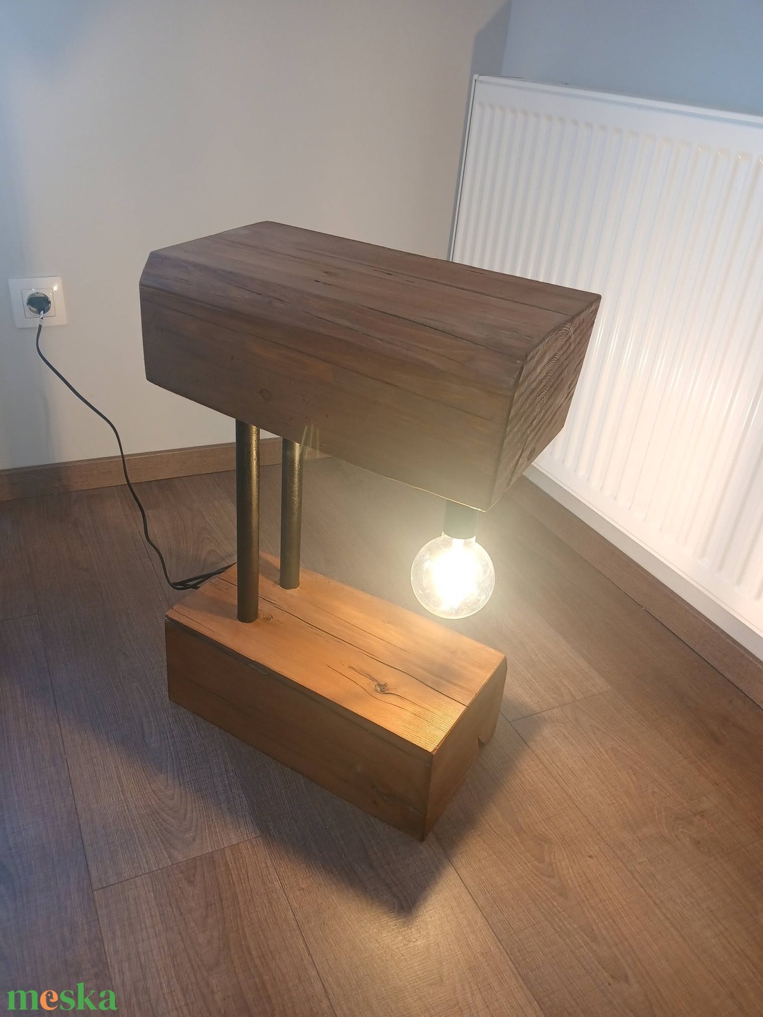 Fa design lámpa - otthon & életmód - lámpa - asztali lámpa - Meska.hu