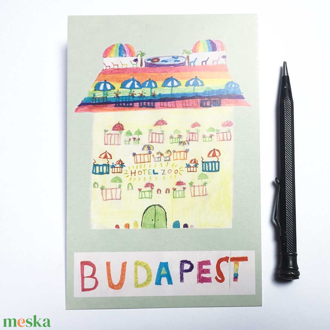 Budapest Hotel ZOO képeslap - művészet - fotográfia - Meska.hu