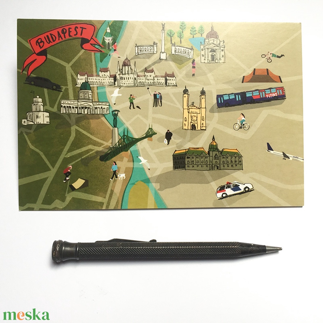 Budapest térkép képeslap - művészet - fotográfia - Meska.hu Budapest térkép képeslap - művészet - fotográfia - Meska.hu