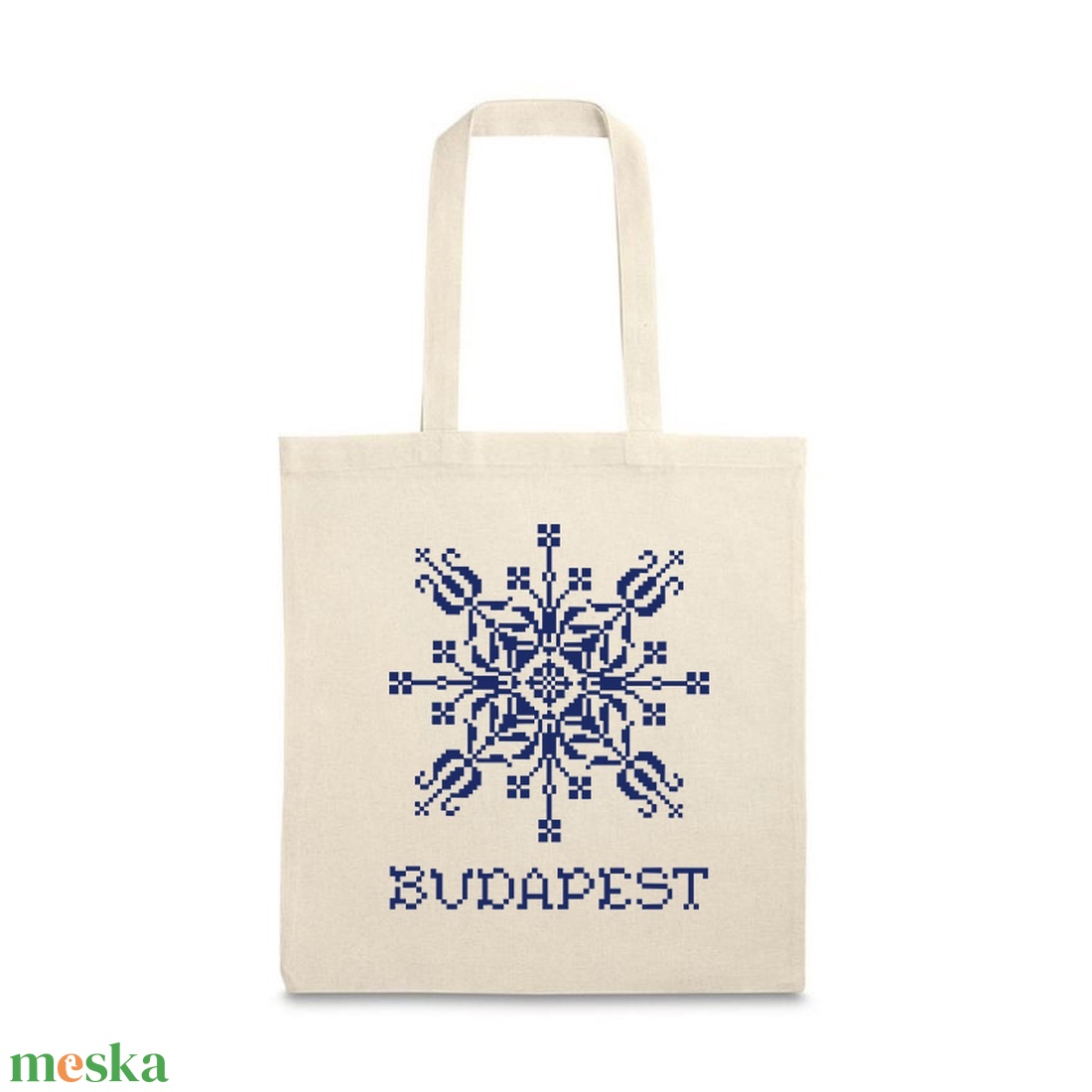 Budapest Etno vászontáska natúr/kék - táska & tok - bevásárlás & shopper táska - shopper, textiltáska, szatyor - Meska.hu Budapest Etno vászontáska natúr/kék - táska & tok - bevásárlás & shopper táska - shopper, textiltáska, szatyor - Meska.hu