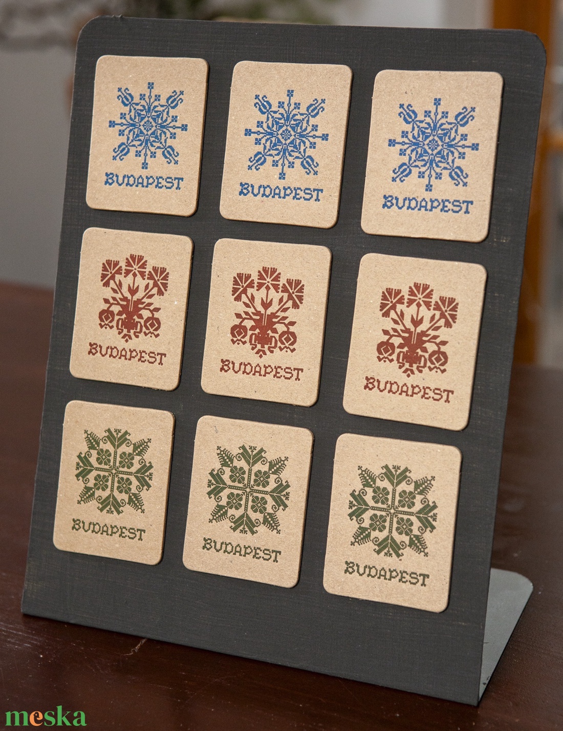 Budapest Etno hűtőmágnes - otthon & életmód - konyhafelszerelés, tálalás - konyhai dekoráció - hűtőmágnes - Meska.hu