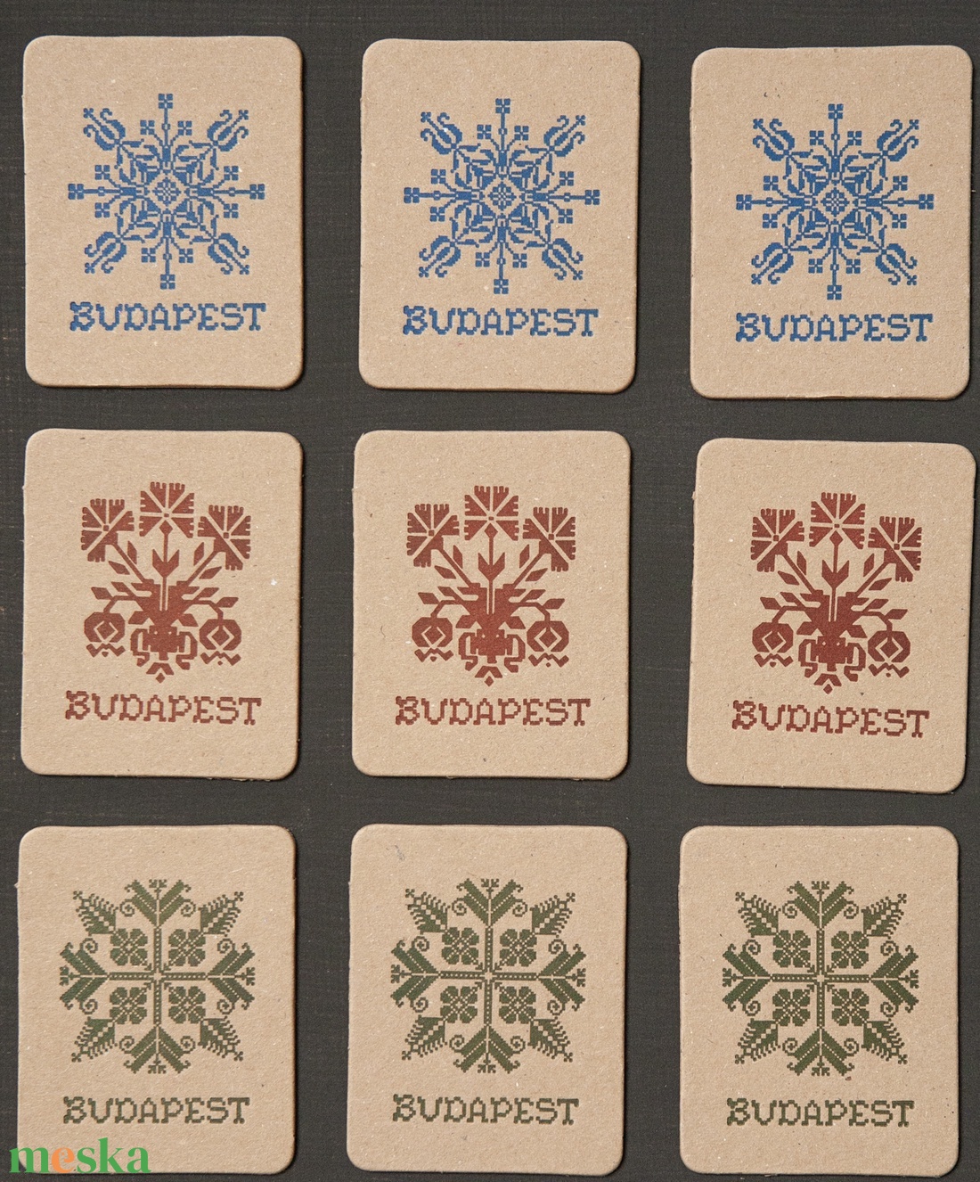 Budapest Etno hűtőmágnes - otthon & életmód - konyhafelszerelés, tálalás - konyhai dekoráció - hűtőmágnes - Meska.hu