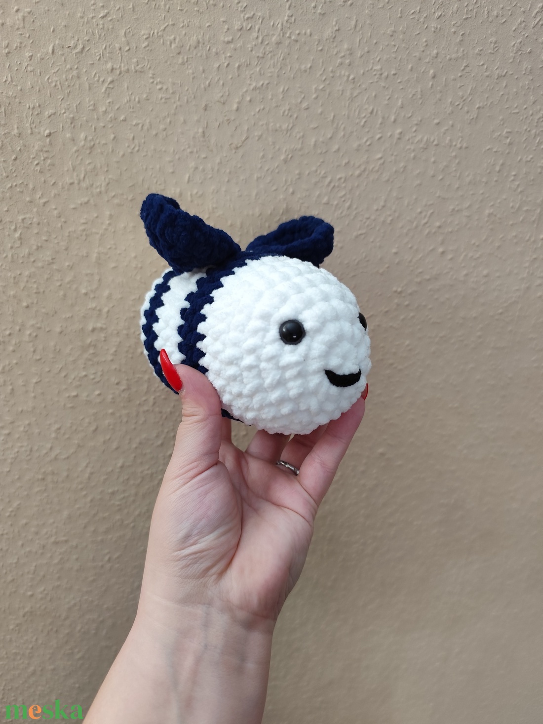 Plüss méhecske  - játék & sport - plüssállat & játékfigura - méhecske - Meska.hu