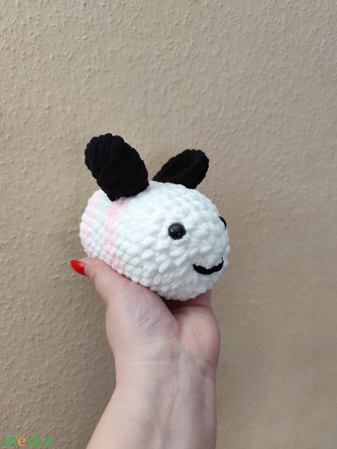 Plüss méhecske  - játék & sport - plüssállat & játékfigura - méhecske - Meska.hu