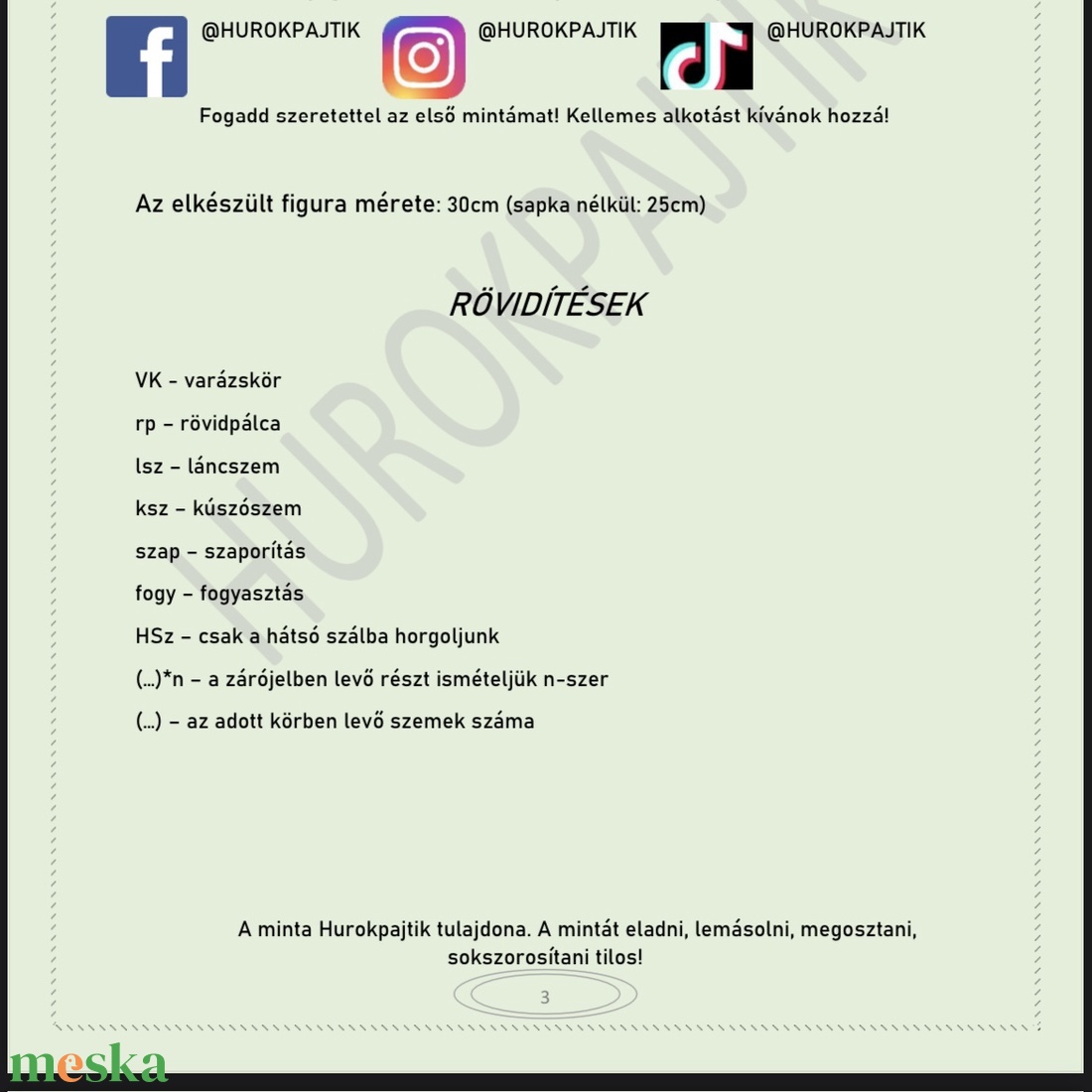 PDF Magyar mentős figura horgolás minta - diy (csináld magad) - szabásminta, útmutató - horgolási minta - Meska.hu PDF Magyar mentős figura horgolás minta - diy (csináld magad) - szabásminta, útmutató - horgolási minta - Meska.hu