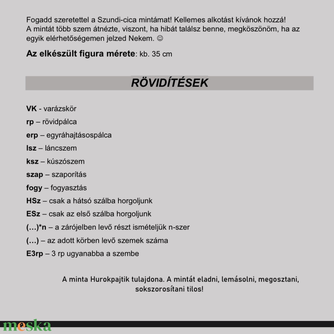 PDF Szundi-cica horgolás minta - diy (csináld magad) - szabásminta, útmutató - horgolási minta - Meska.hu PDF Szundi-cica horgolás minta - diy (csináld magad) - szabásminta, útmutató - horgolási minta - Meska.hu