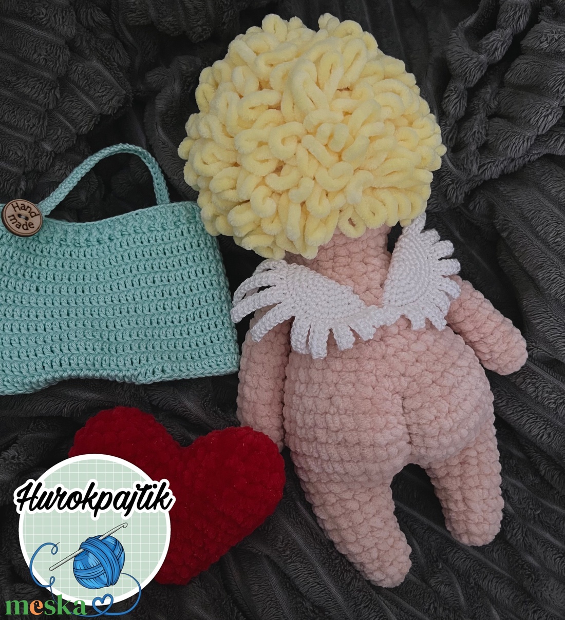 Horgolt Cupido - játék & sport - plüssállat & játékfigura - más figura - Meska.hu Horgolt Cupido - játék & sport - plüssállat & játékfigura - más figura - Meska.hu