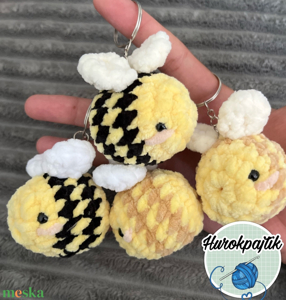 Horgolt méhecske kulcstartó - táska & tok - kulcstartó & táskadísz - kulcstartó - Meska.hu Horgolt méhecske kulcstartó - táska & tok - kulcstartó & táskadísz - kulcstartó - Meska.hu