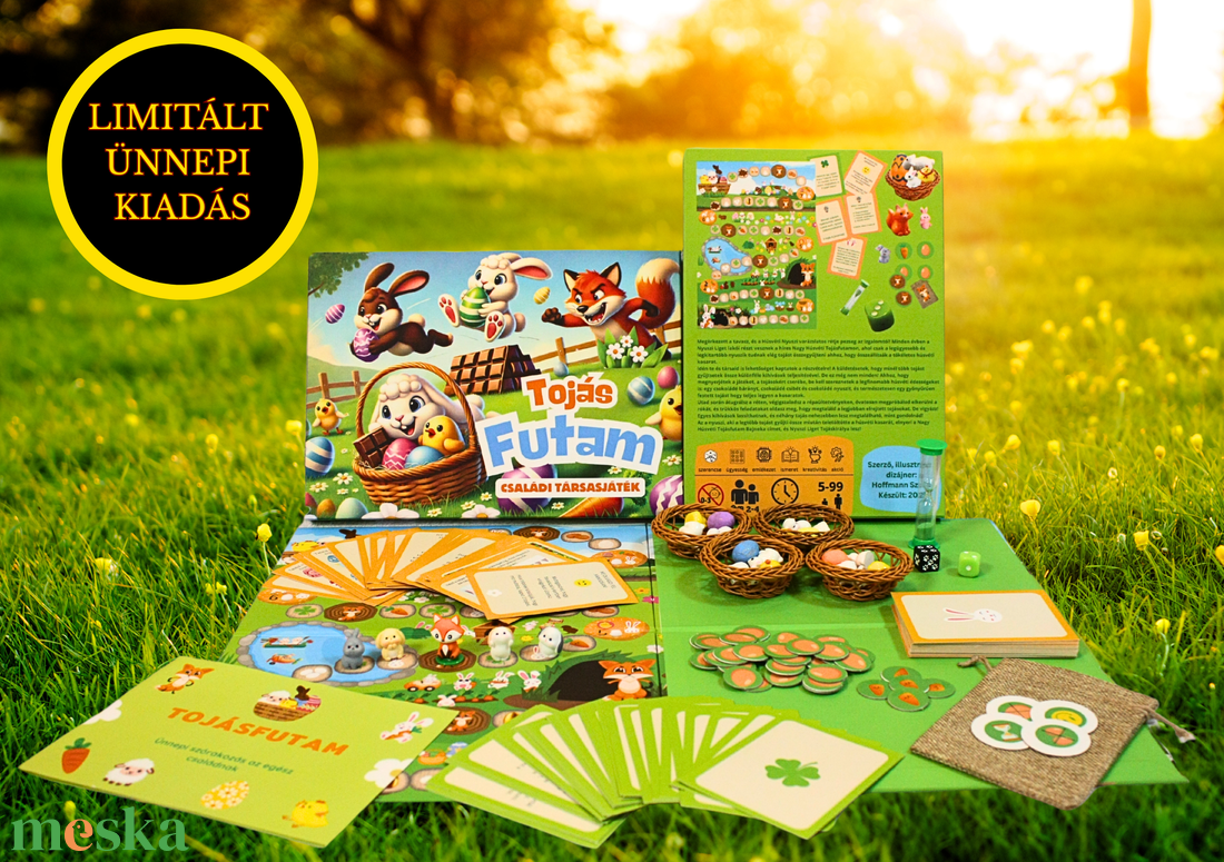 Húsvéti Társasjáték - játék & sport - táblajáték és kártyajáték - társasjátékok - dobókocka - Meska.hu