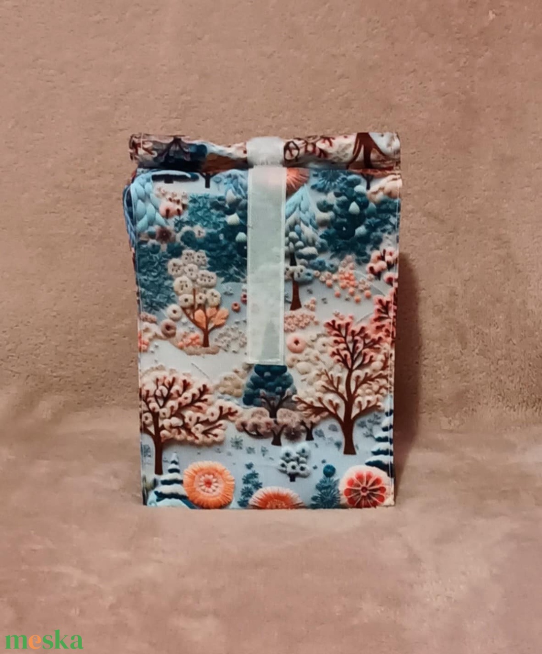 Rolltop tízórais/ uzsonnát tasak - táska & tok - uzsonna- & ebéd tartó - szendvics csomagoló - Meska.hu