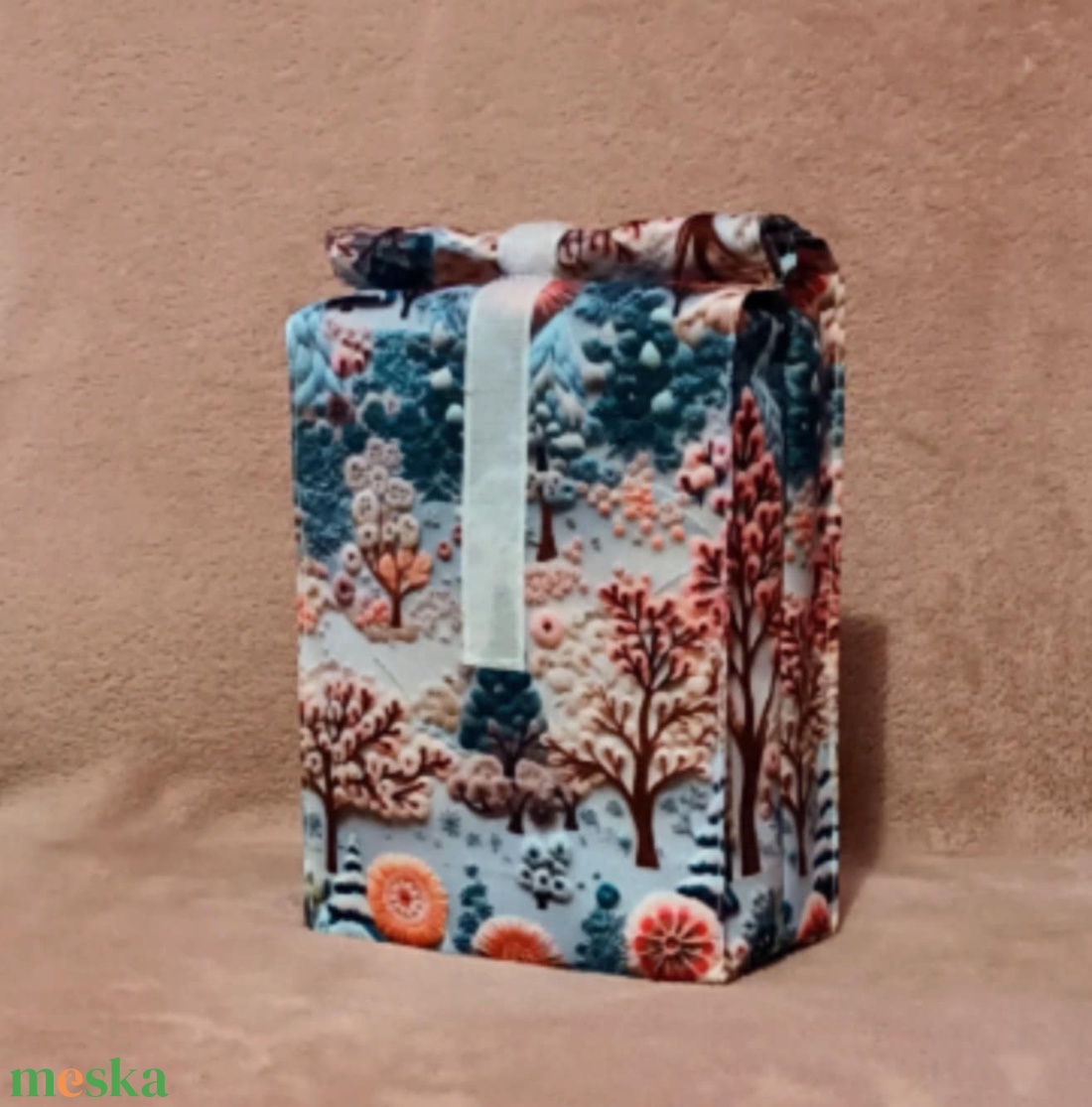 Rolltop tízórais/ uzsonnát tasak - táska & tok - uzsonna- & ebéd tartó - szendvics csomagoló - Meska.hu